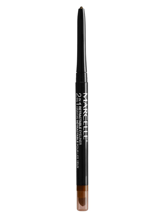 Marcelle 2-in-1 Retractable Eyeliner, Copper, Waterproof, Easy-To-Smudge, Smokey Eye, Long-Lasting 12h, Fragrance-Free, Hypoallergenic, Cruelty-Free Beauty & Personal Care MARCELLE