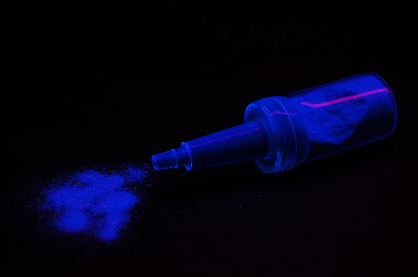 UV Blacklight Reactive Cosmetic Face & Body Glitter Powder (10 Gram Jars) (UV Neon Blue) Beauty & Personal Care DIRECTGLOW LLC