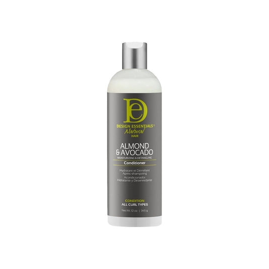 Design Essentials Almond & Avocado Moisturizing & Detangling Conditioner with Shea Butter & Coconut, Conditioner for Natural Hair, 12 oz Beauty & Personal Care Design Essentials