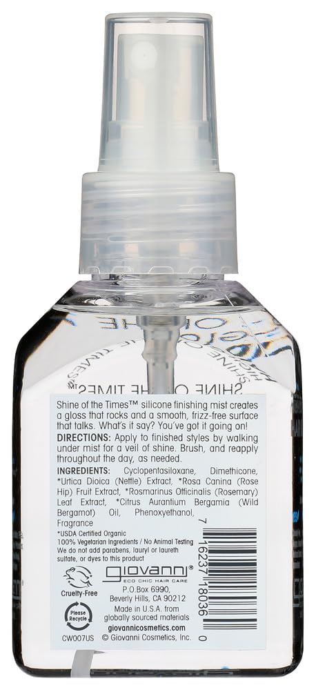 2 Packs of Giovanni Shine of The Times Finishing Mist - 4 Fl Oz Beauty & Personal Care GIOVANNI