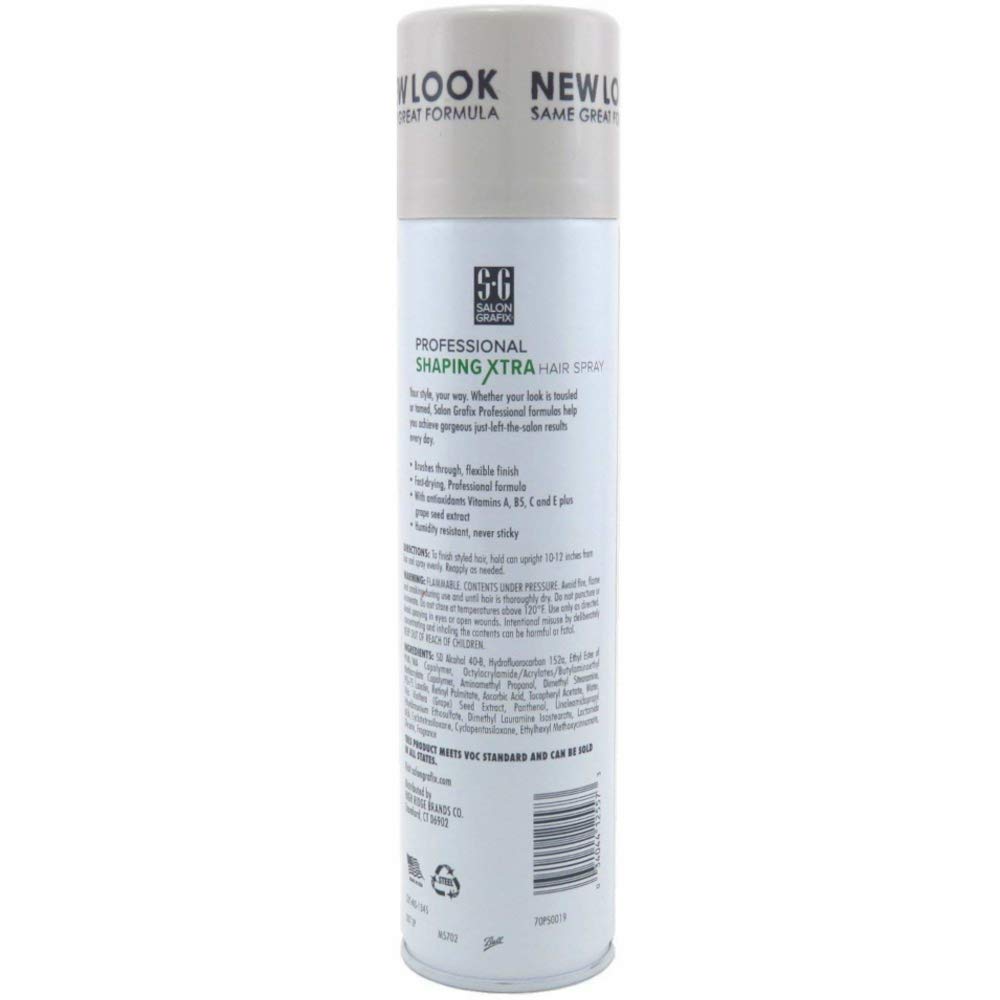 Salon Grafix Hairspray Shaping Extra Super Hold 10 Ounce (295ml) (2 Pack) Beauty & Personal Care Salon Grafix