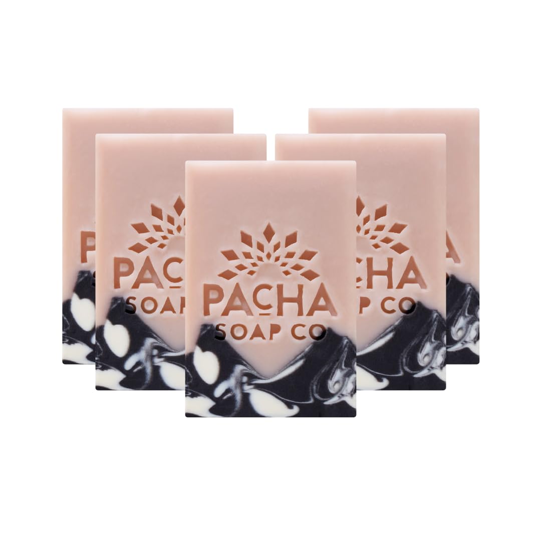 Pacha Soap Co. Bar Soap, White Blossom & Fig - Premium, Handcrafted, Hydrating Bar Soap for Face, Hands & Body, Soothing Essential Oils, Clean Beauty & Personal Care Pacha Soap Co