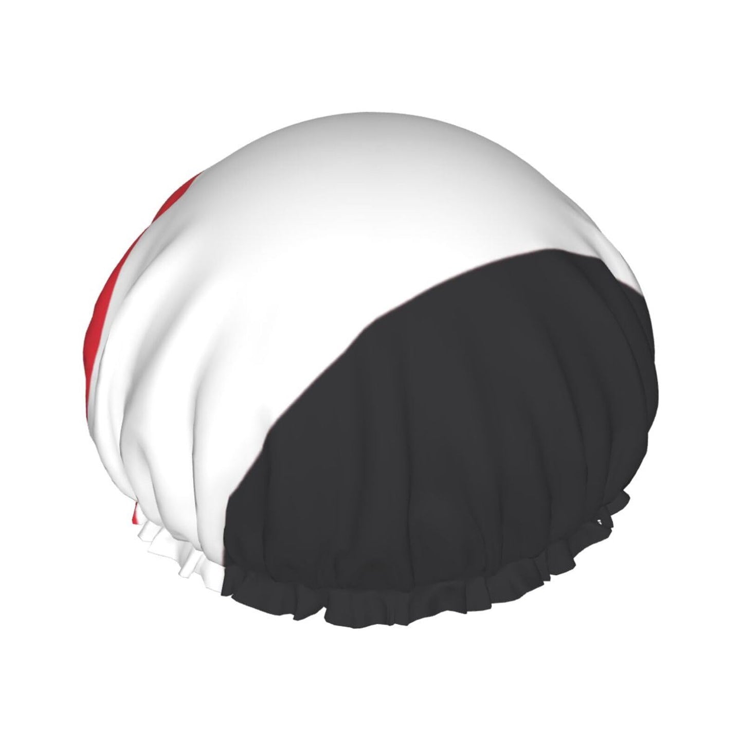 Principality Sealand Flag Prints Shower Cap Double Layer Lined Waterproof Bathing Shower Hat Beauty and Personal Care Hayyett