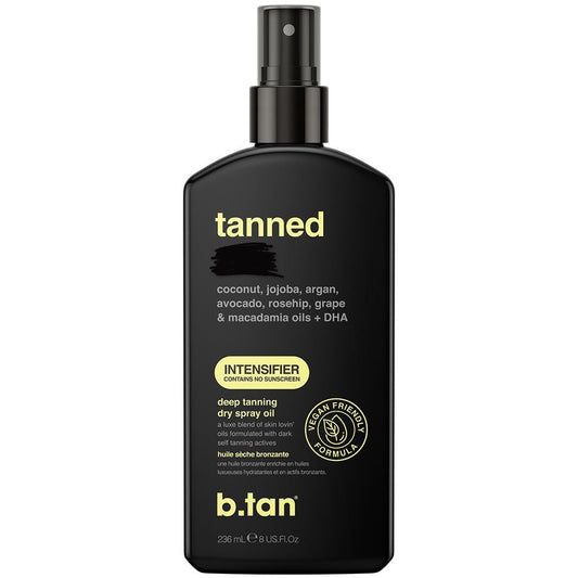 b.tan Best Tanning Oil | Get Tanned Intensifier Dry Spray - Fast, Dark Outdoor Sun Tan From Tan Accelerating Actives, Packed with Moisturizing Oils Beauty and Personal Care B.TAN Default Title