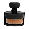 Flat round shaped Foundation Makeup Brush, Kabuki Liquid Foundation Brush Portable Cosmetic Brush Large Full Coverage Face Body Makeup Brush Beauty & Personal Care Sohynca