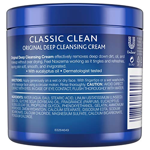 Noxzema Classic Clean Cleanser, Original Deep Cleansing, 12 oz Beauty & Personal Care Noxzema