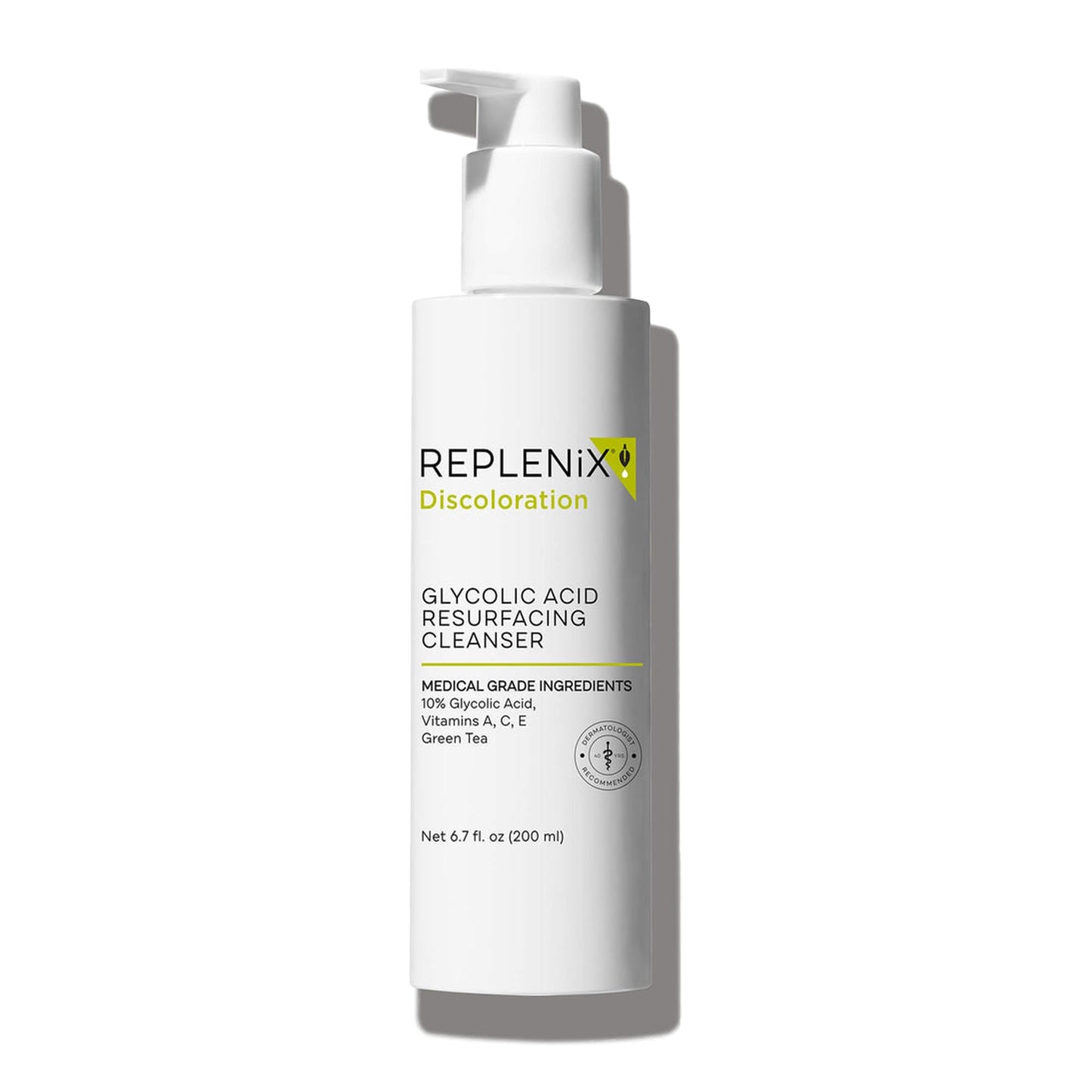 Replenix Glycolic Acid Resurfacing Facial Cleanser, Gentle Medical Grade Exfoliating Face Wash for Skin Discoloration (6.7 fl. oz) Beauty & Personal Care Replenix