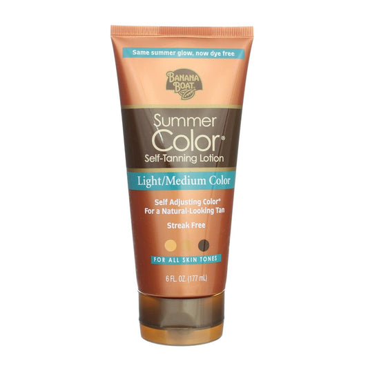 Banana Boat Self-Tanning Lotion, Light/Medium Summer Color for All Skin Tones - 6 Ounce (Pack of 3) Beauty & Personal Care Banana Boat