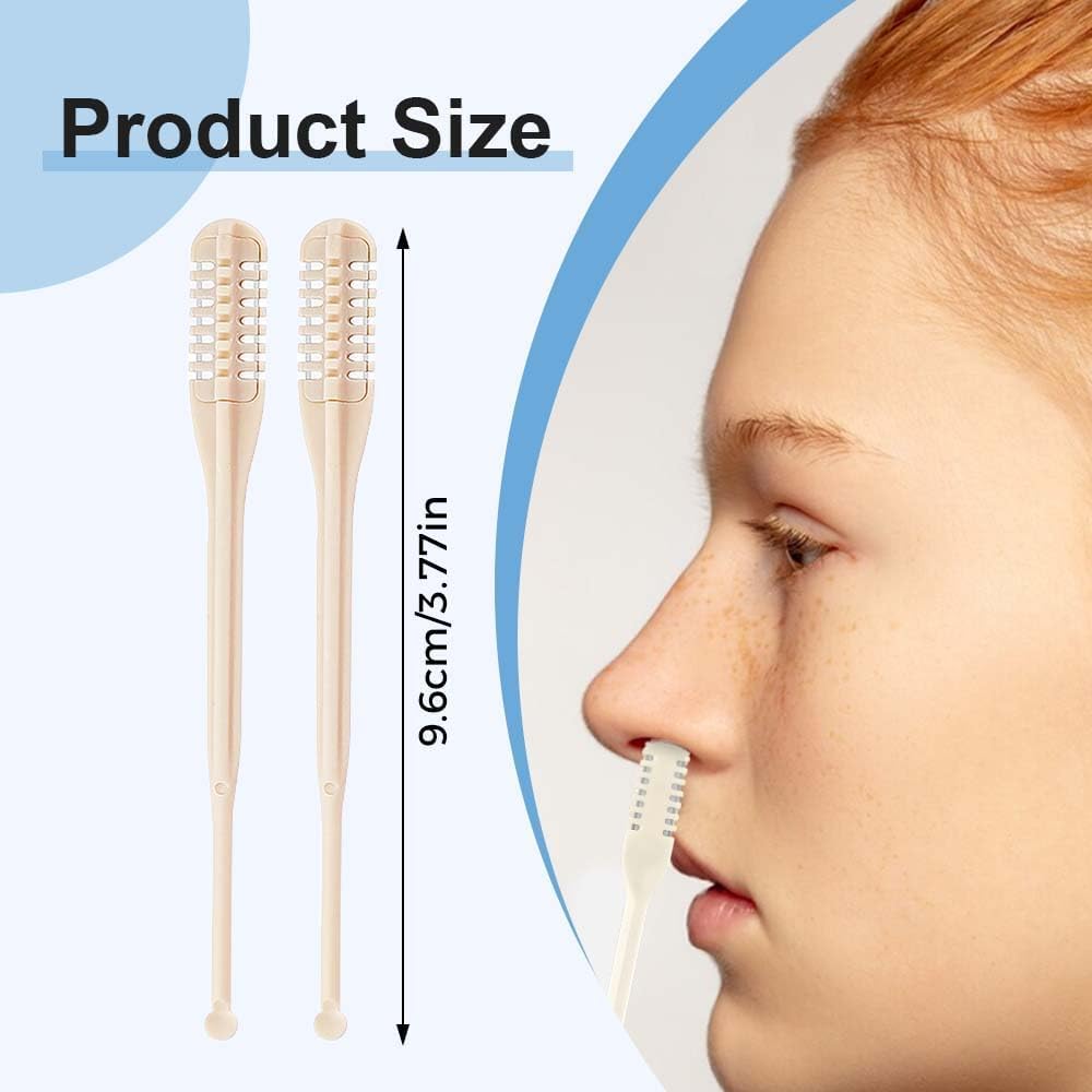 Nasal Hair Cutter - 2026 2-in-1 Nose Hair Cutter & Ear Picker - 360° Rotating Nostril Hair Removal Tool Double Sided Blade, Nose Hair Trimmer Beauty and Personal Care NQAFH