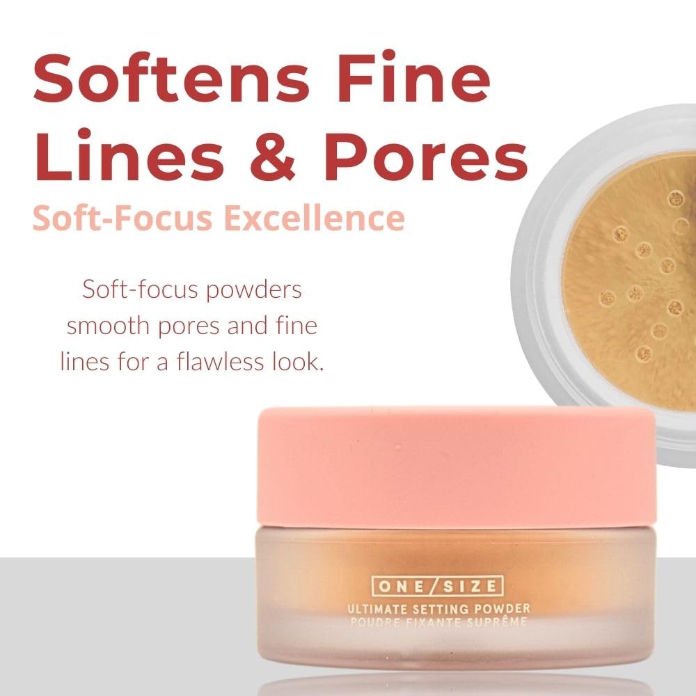 One/Size Mini Ultimate Loose Setting Powder - Sweet Honey (medium to deep skin tones) - 0.23 oz / 6.5 g Beauty & Personal Care One size