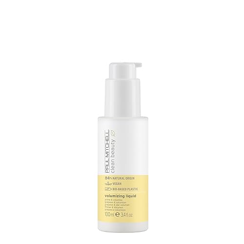 Paul Mitchell Clean Beauty Volumizing Liquid, Prime & Volumize, For All Hair Types, Especially Fine Hair, 3.4 fl. oz. Beauty & Personal Care Paul Mitchell
