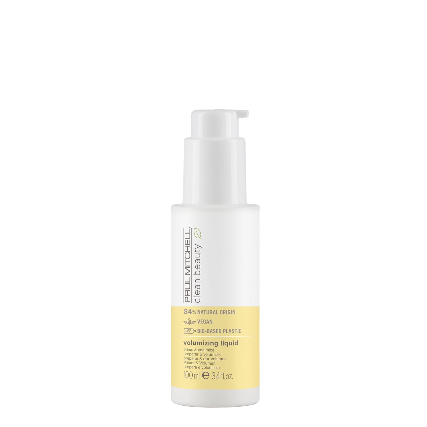 Paul Mitchell Clean Beauty Volumizing Liquid, Prime & Volumize, For All Hair Types, Especially Fine Hair, 3.4 fl. oz. Beauty & Personal Care Paul Mitchell