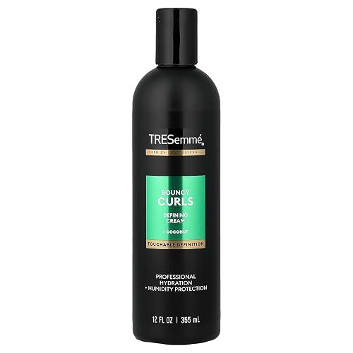 TRESemmé Bouncy Curls Defining Cream, + Coconut, 12 fl oz (355 ml) Beauty & Personal Care TRESemmé