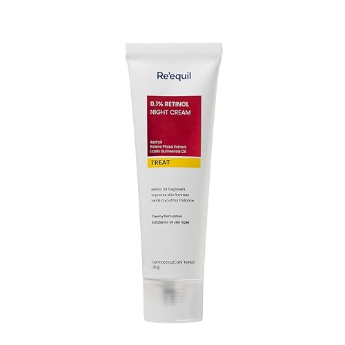 RE' EQUIL 0.1% Retinol Night Cream | Repairs Wrinkles & Fine Lines | Improves Skin Firmness | Beginner Friendly | All Skin Types | 30G Beauty & Personal Care RE' EQUIL