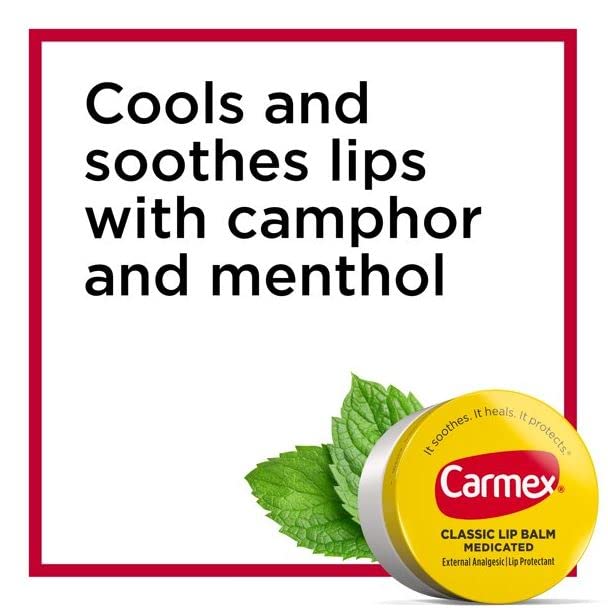 Carmex Classic Lip Balm Medicated 0.25 oz (Pack of 2) Beauty and Personal Care Carmex