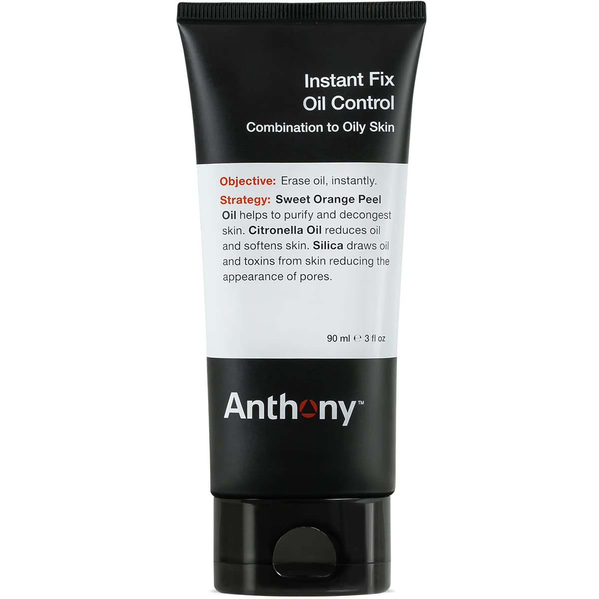 Anthony Instant Fix Oil Control for Men - Mattifying Lotion for Oily Skin - Moisturizer and Pore Minimizer Instantly Eliminates Shine - 3 Fl Oz Beauty & Personal Care Anthony
