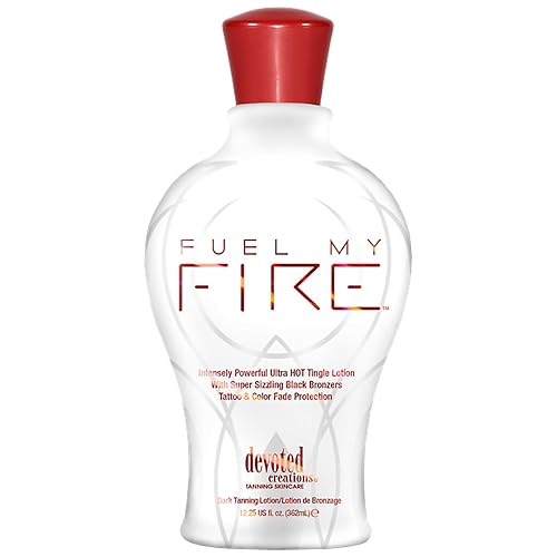 Fuel My Fire Super Sizzling Black Bronzing Lotion 12.25oz Beauty & Personal Care Devoted Creations