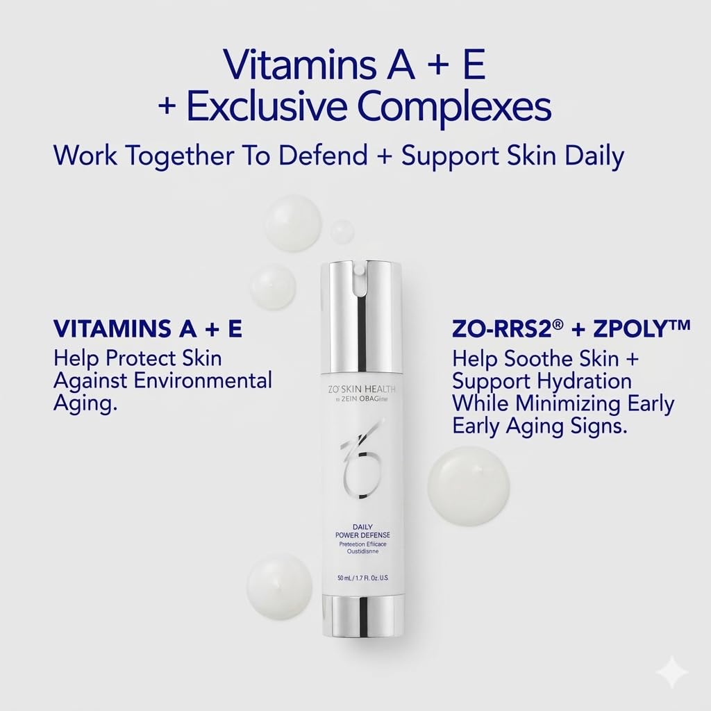 ZO SKIN HEALTH Daily Power Defense - Antioxidant Protection & Skin Barrier-Support Serum, 1.7 Fl. Oz Beauty & Personal Care ZO SKIN HEALTH