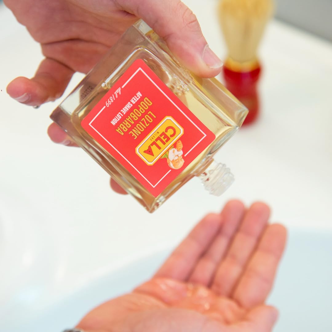 CELLA MILANO, After Shave Lotion, Classic Wood & Citrus Scent, Invigorates and Cools Skin After Shaving, Made In Italy Beauty and Personal Care Cella