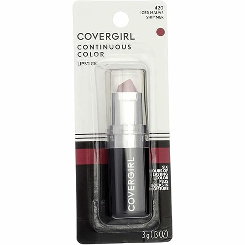 CoverGirl Continuous Color Lipstick, Iced Mauve Beauty & Personal Care COVERGIRL