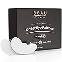 100 Pairs Under Eye Pads for Lash Extensions - Lint Free Hydrogel Eye Patches with Vitamin C & Moisturizing Aloe Vera for Eyelash Extension & Lash Beauty & Personal Care BEAU LASHES