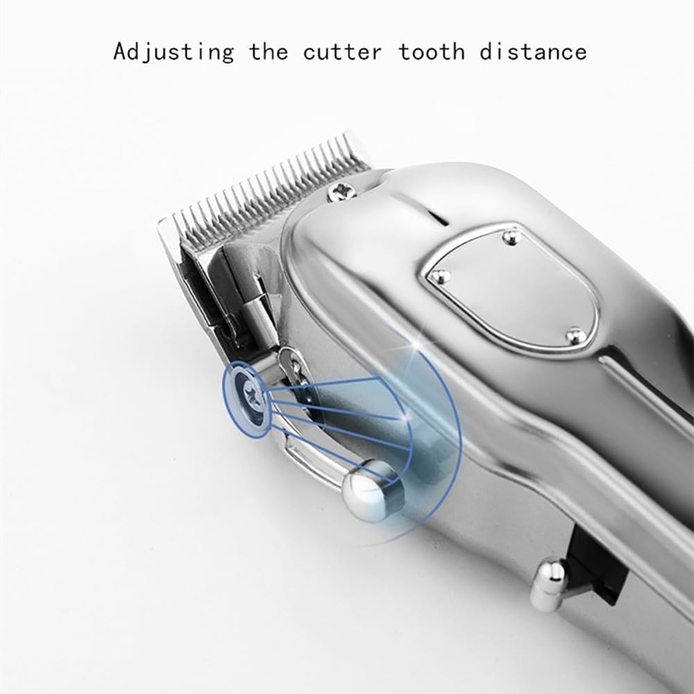 HEYLZBKCF Mens Hair Clippers 2PCS Machine Suit Trimmer Clipper Vintage Oil Head Quick Haircut Stainless Steel Cutter Motor Power USB Rechargeable Beauty and Personal Care HEYLZBKCF
