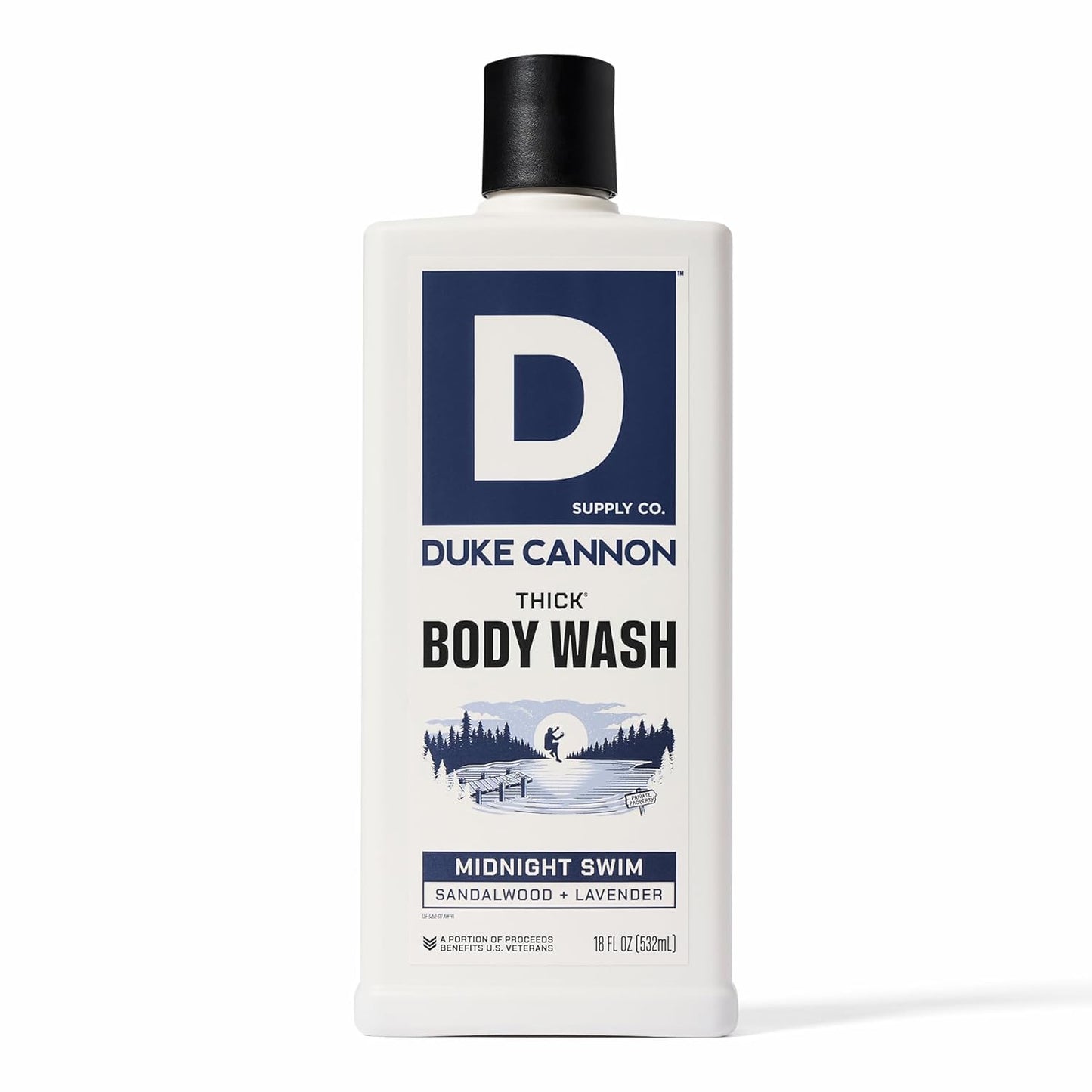 Duke Cannon Supply Co. Thick High Viscosity Body Wash - 3X Thicker, Cleansing Shower and Bath Gel, Mineral-Enriched Body Wash for Men - Sandalwood + Beauty & Personal Care Duke Cannon Supply Co.