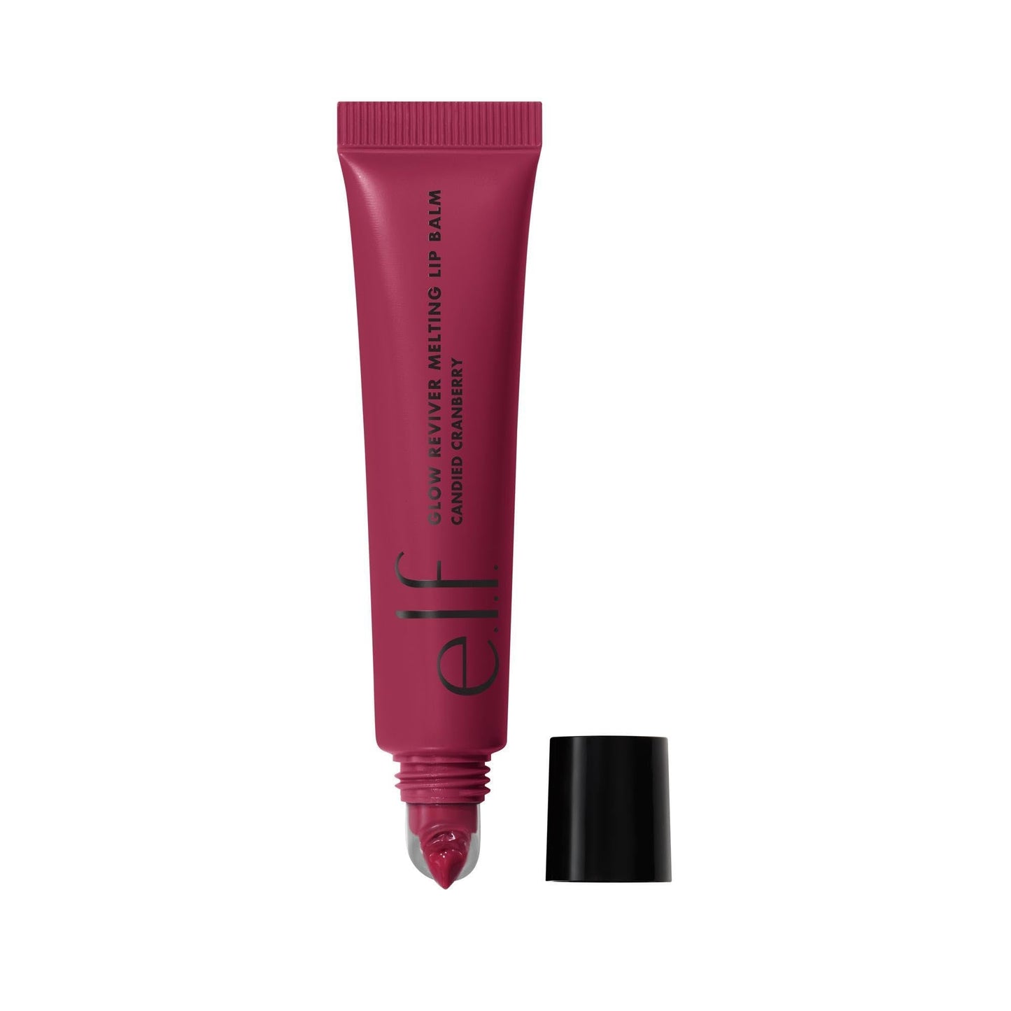e.l.f. Glow Reviver Melting Lip Balm, Hydrating Tinted Lip Balm For A Glossy Finish & Soft, Supple Lips, Vegan , Candied Cranberry Beauty & Personal Care e.l.f.