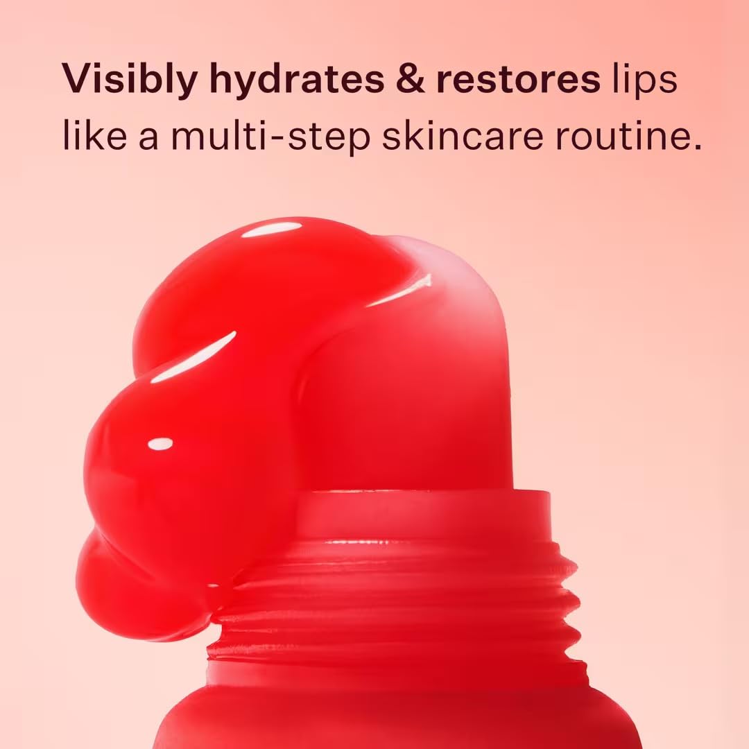 Peach & Lily Collagen Cushion Peptide Cherry Crush Lip Balm Beauty & Personal Care Peach & Lily