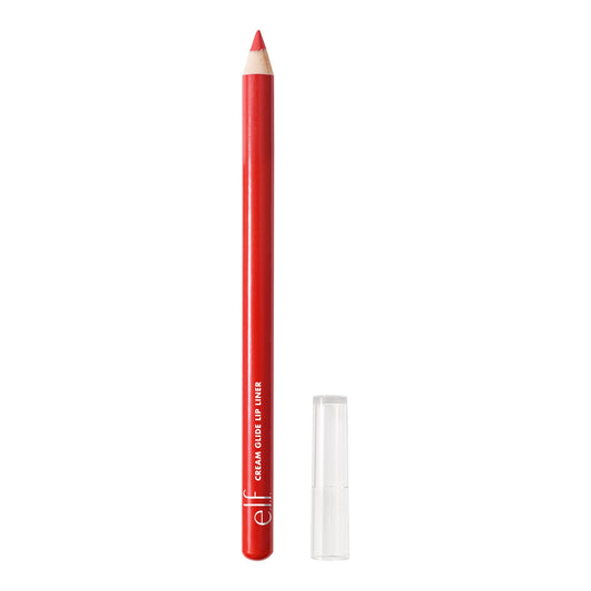 e.l.f. Cream Glide Lip Liner, Highly-Pigmented Pencil For Shaping & Sculpting Lips, Semi-Matte Finish, Vegan , Red Receipt Beauty & Personal Care e.l.f.