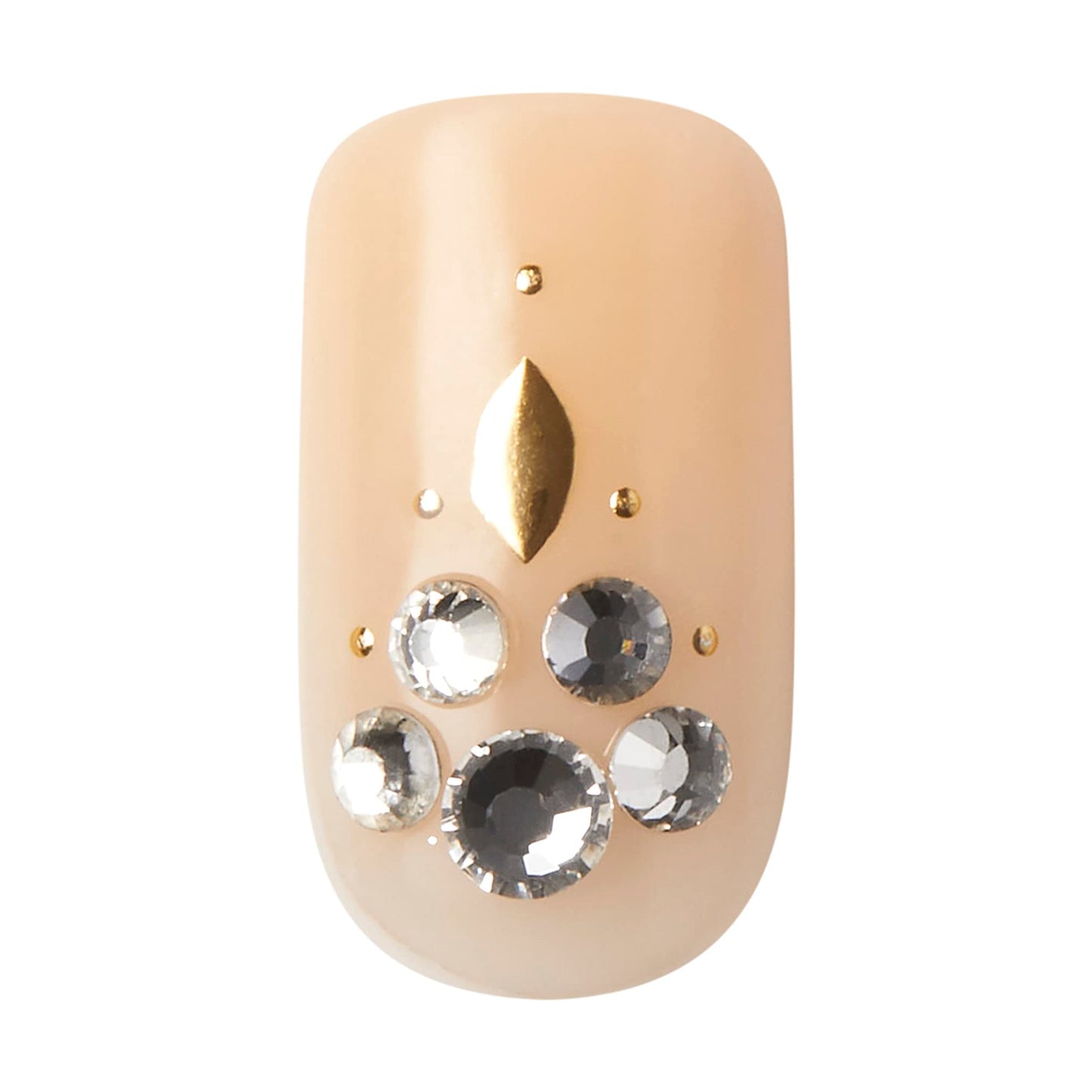 KISS imPRESS Press-On Nails Couture Collection Manicure Kit, ‘Lush Life’, Patented Super-Hold Adhesive, 30 Fake Nails with 12 Accent Nails Beauty & Personal Care KISS