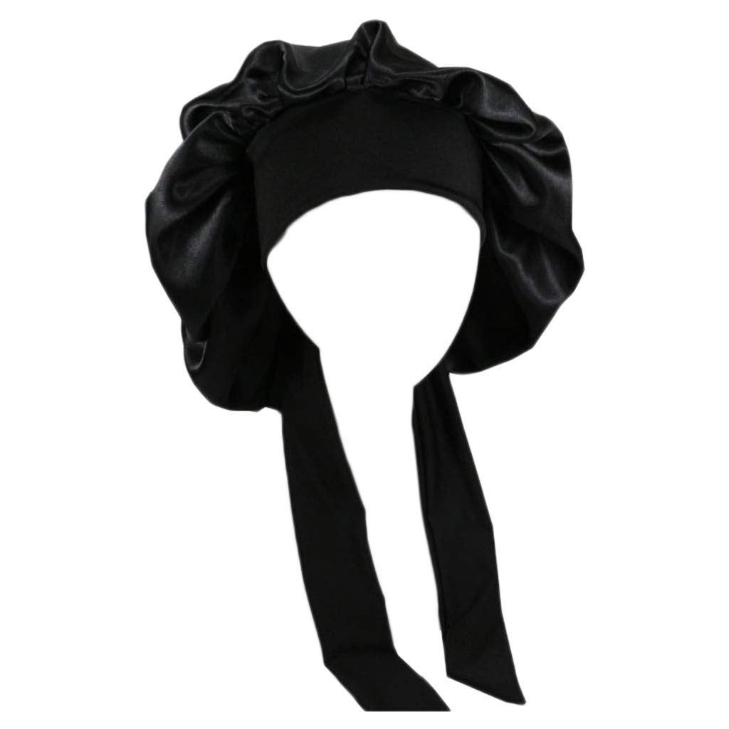COPLKY Shower Cap Womens Polyester Shower Caps Night Sleep Hair Bonnet Hat for Head Turban Headscarf for Beauty and Personal Care COPLKY