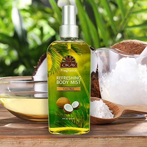 Refreshing Body Mist Coco Rico Leaves You Beautifully Scented Fully Refreshed Will Awaken Your Senses Leaving You Feeling Revitalized Silicone,Paraben Beauty & Personal Care OKAY