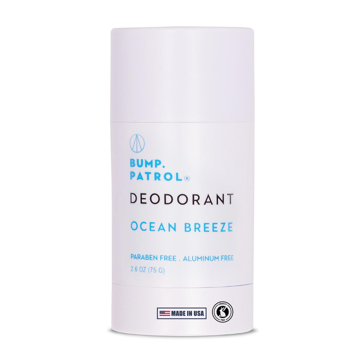 Bump Patrol Aluminum Free Deodorant Stick - Ocean Breeze Scent, Nontoxic Odor Protection for Men & Women, No Aluminum, Parabens, or Baking Soda Beauty and Personal Care Bump Patrol