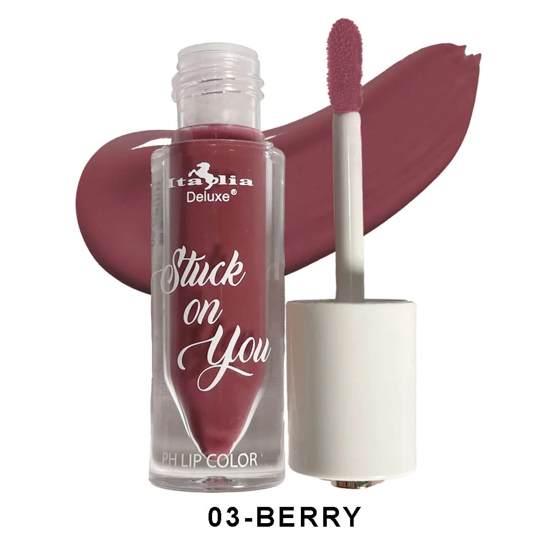 Italia Deluxe STUCK ON YOU PH LIP COLOR 6 Piece Set Lasts All Day, 0.1058 Ounce Beauty & Personal Care Italia Deluxe