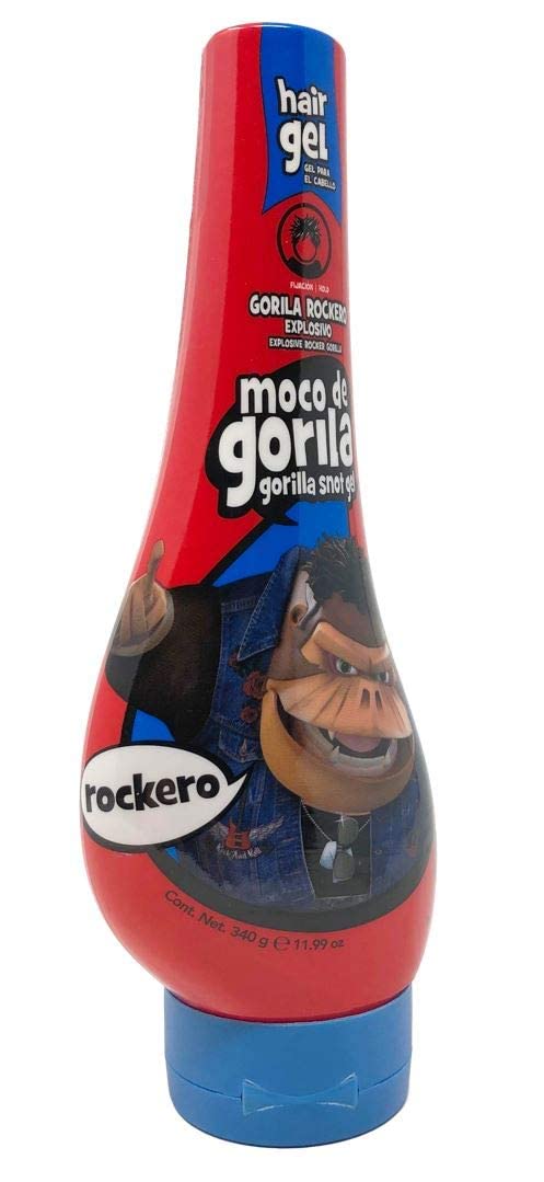 Moco De Gorila Gel Mega Hold 11.99 Ounce (Red) Rockero (355ml) (3 Pack) Beauty & Personal Care Moco de Gorila