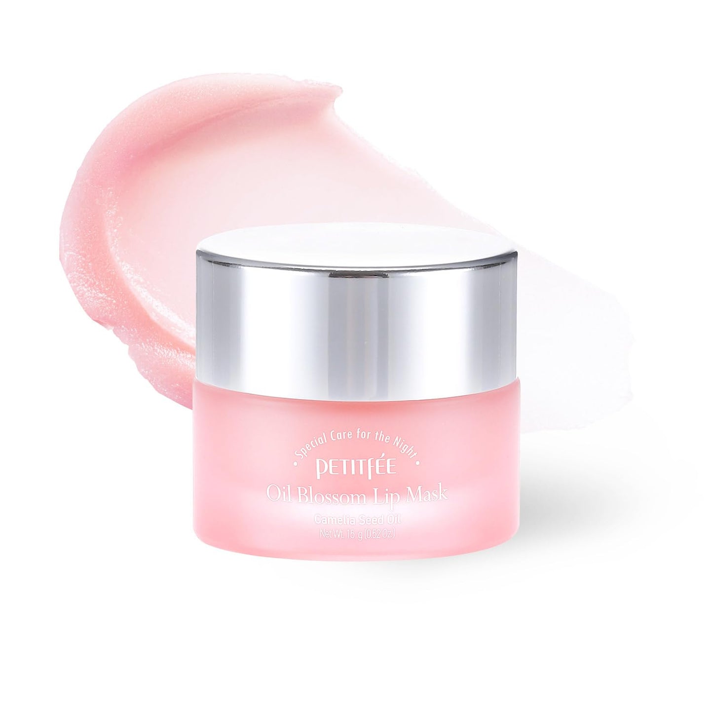 Sleeping Lip Mask Camelia Seed Oil 0.53 Oz. - Day & Night Repairing Balm, Overnight Lip Mask, Lip Treatment for Dull & Dry Lips, Deep Nourishing Beauty and Personal Care Petitfee