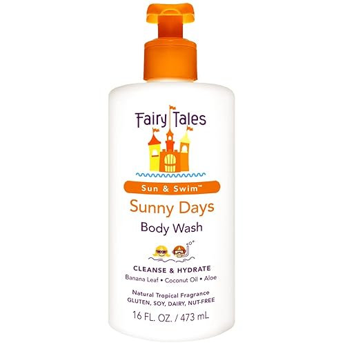 Fairy Tales Sunny Days Chlorine Removal Body Wash, For All Age Swimmers | After Swim Chlorine, Salt And Sunscreen Removal | No Harsh Chemicals or Beauty & Personal Care Fairy Tales