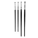 4pcs Wool Make Up Brush Set, Premium Eye Makeup Brush for For Eyeshadow, Eyeliner, Concealer, Detail Makeup Brush Kit with Fine Bristles Beauty & Personal Care TITA-DONG