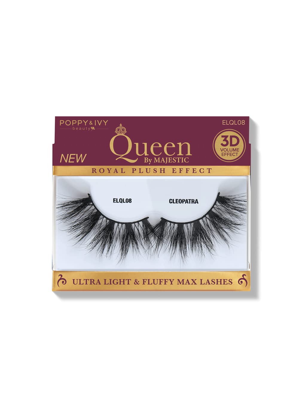 Absolute New York's Poppy & Ivy Queen by Majestic Premium Lashes Beauty & Personal Care Absolute New York