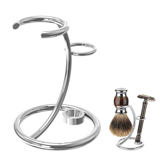 Linkidea Razor Stand, Safety Razor and Shaving Brush Holder for Shower, Compatible with Merkur 34CHD, 23C, Gillette NFL Series, Henson AL13, Vikings Beauty and Personal Care Linkidea