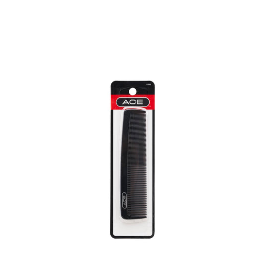 GOODY ACE Pocket Hair Comb for Men - 5 Inch, Black - Great for All Hair Types - Fine Comb Teeth for Thin to Medium Hair, Durable for Everyday and