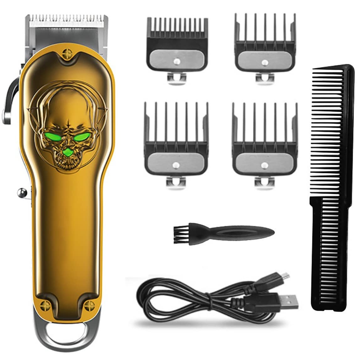 RASRGTRQ Barber Scissors Hair Clippers for Men, All Metal Hairdressing Hair Trimmer for Men Salon Professional Electric Hair Clipper Beard Haircut Beauty and Personal Care RASRGTRQ