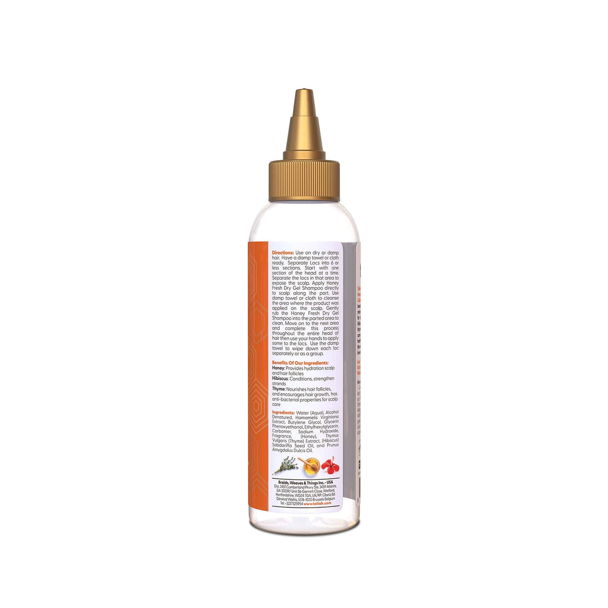Taliah Waajid Love My Locs Honey Fresh Dry Gel Shampoo 4oz - No-Rinse Scalp Cleanser for Locs, Braids, Twists & Protective Styles Beauty & Personal Care Taliah Waajid black earth products