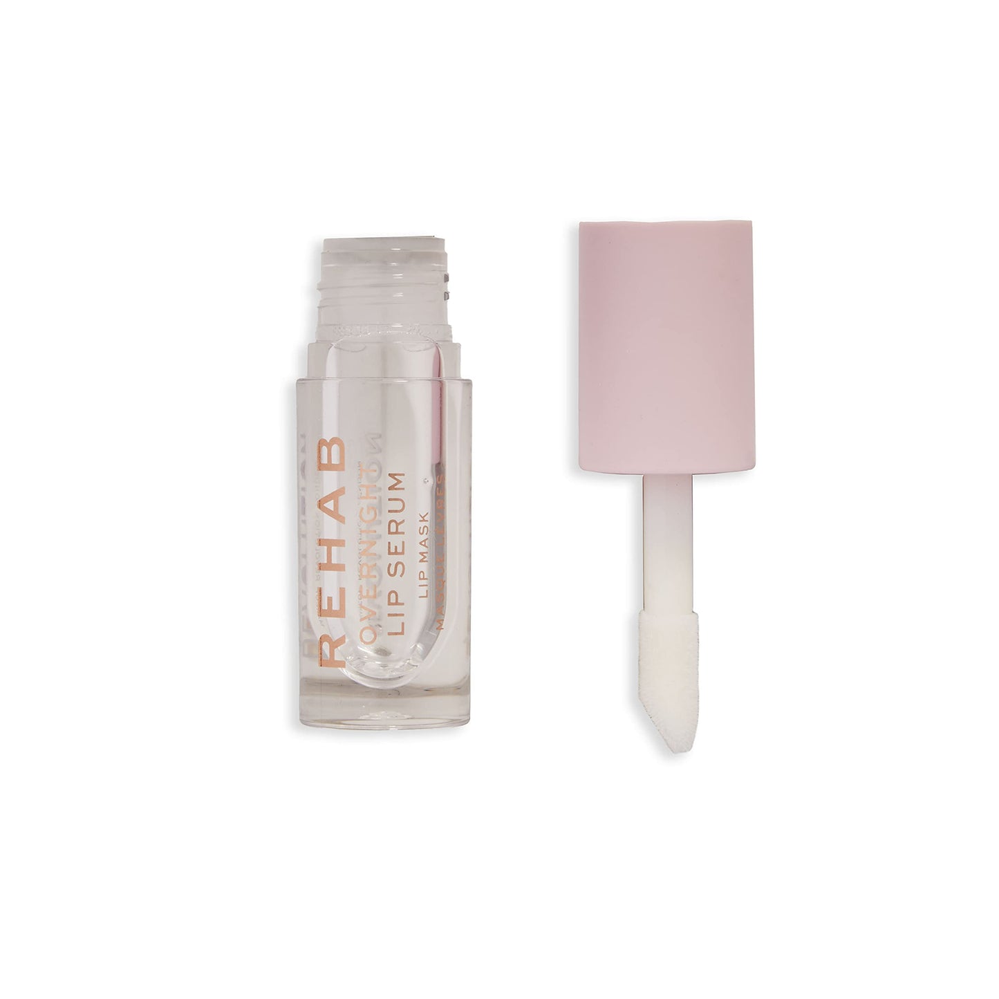 Makeup Revolution Rehab Overnight Lip Mask Serum, Nourishes, Hydrates & Moisturizes Lips, Vegan & Cruelty-Free, 0.15fl.oz/4.6ml Beauty and Personal Care Makeup Revolution