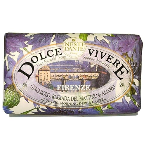 Nesti Dante Nesti dante dolce vivere fine natural soap - firenze - blue iris, morning dew and laurel, 8.8oz, 8.8 Ounce Beauty & Personal Care Nesti Dante
