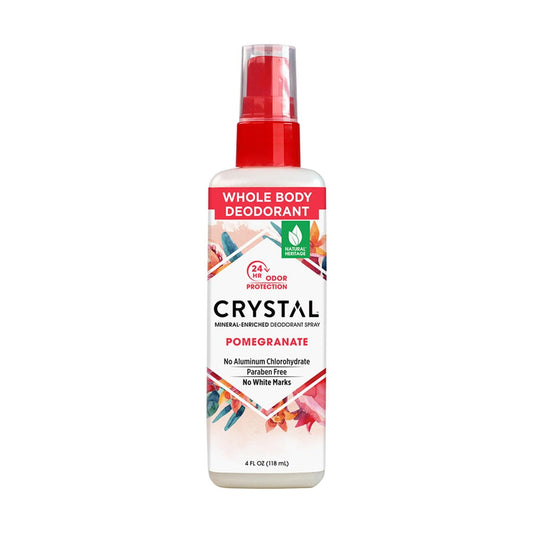Crystal Essence Deodorant Spray, Pomegranate, 4 oz Beauty and Personal Care Crystal Essence