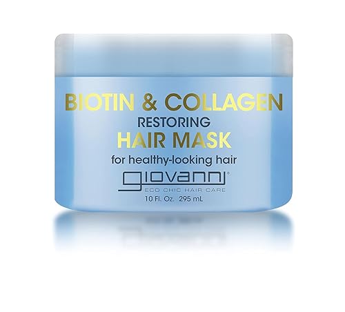GIOVANNI Biotin & Collagen Hair Mask - Deeply Conditions, Detangles, Helps Rebond Split Ends, For All Hair Types, Moisturizing, Helps Create Shine Beauty & Personal Care GIOVANNI