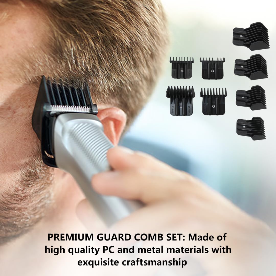 LO MERECES 8Pcs Replacement Trimmer Guards with Metal Spring Clip for BabylisPRO Barberology FX787G, FX787BN, FX787RG Trimmer - Cutting Lengths (1/32" Beauty and Personal Care LO MERECES