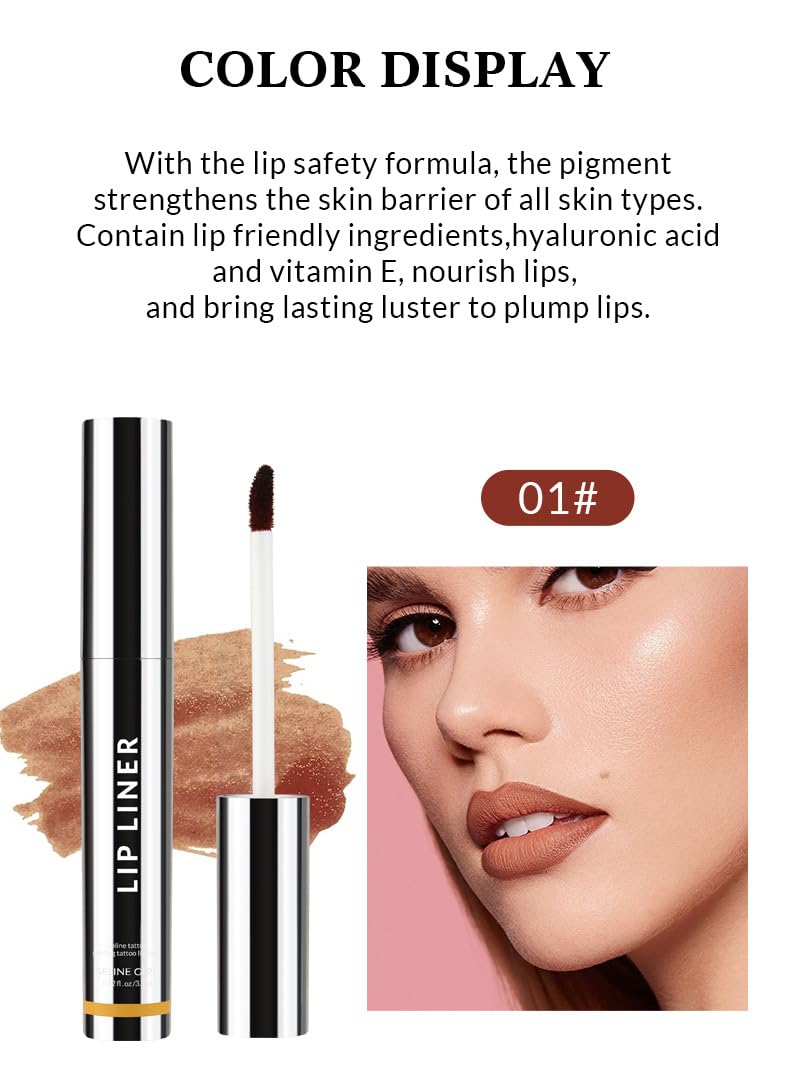 YANGKTIC Lip Stain Lip Liner Peel Off Lip Liner Tattoo, Peel Off Lip Stain,Stay IN Long Lasting Lip Stain Peel Off, Infused with Hyaluronic Beauty & Personal Care YANGKTIC